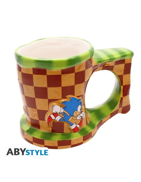 Taza de Cerámica 3D Abystyle Sonic Modelo Sonic Run