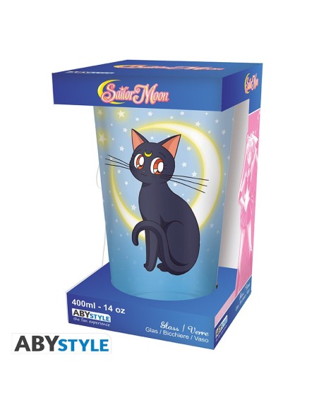 Vaso Abystyle XXL Sailor Moon Modelo Luna y Artemis