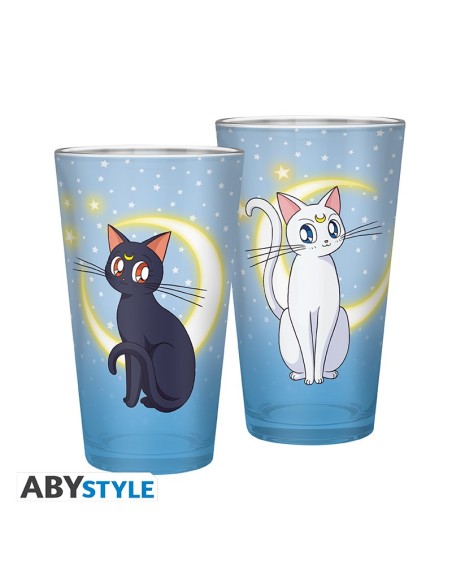 Vaso Abystyle XXL Sailor Moon Modelo Luna y Artemis
