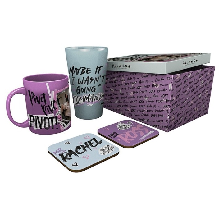 Set de Regalo Caja + Taza + Vaso + 2 Posavasos...