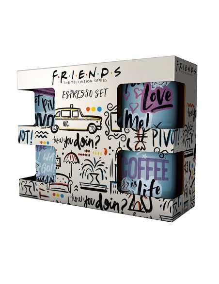 Set de 4 Tazas expresso Abystyle Friends