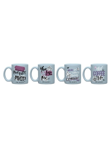 Set de 4 Tazas expresso Abystyle Friends
