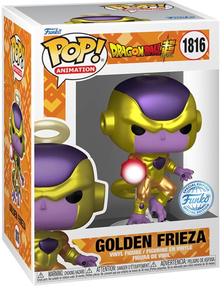Figura Funko Pop! Dragon Ball Golden Frieza Modelo 1816 | 84386
