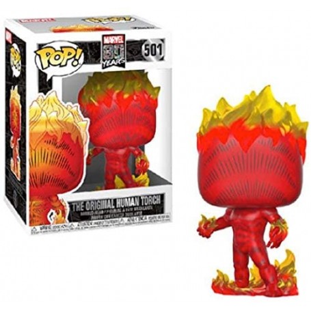 Figura Funko Pop! Marvel 80th Antorcha Humana Modelo 501 | 42653