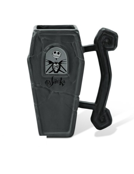 Taza de Cerámica Abystyle Pesadilla Antes de Navidad Modelo Ataúd de Jack