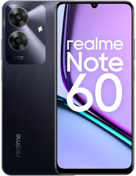 Realme Note 60 de 6.75" 128GB | 4GB RAM | Midnight Black