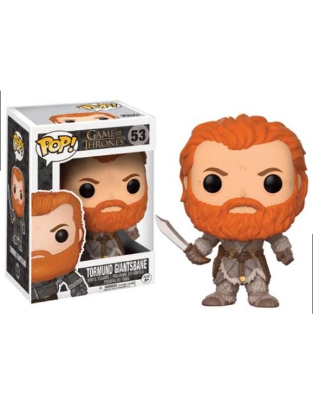 Figura Funko Pop! Televisión Juego de Tronos Tormund Gianstbane Modelo 53 | 12217