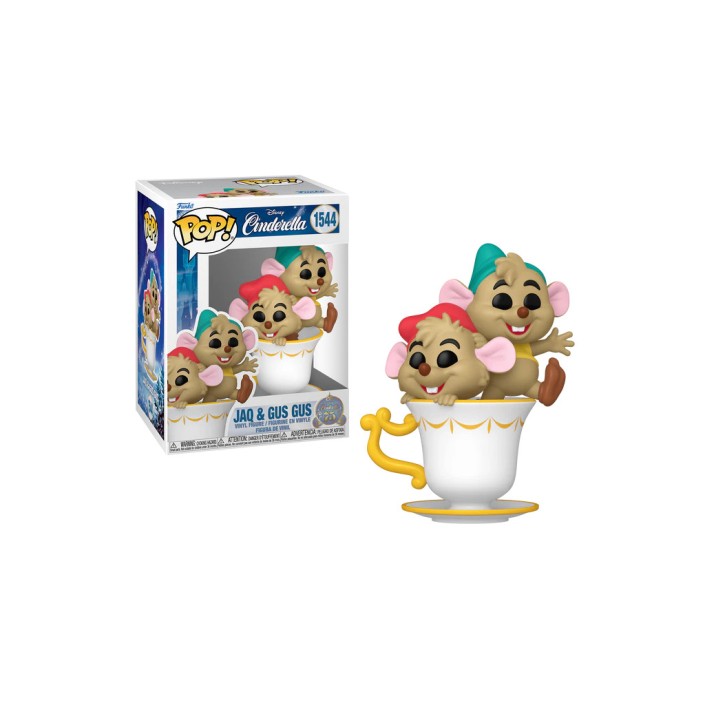 Figura Funko Pop! Disney Cenicienta Jaq y Gus...