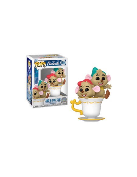 Figura Funko Pop! Disney Cenicienta Jaq y Gus Gus 75 Aniversario Modelo 1544 | 83458