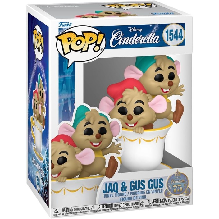 Figura Funko Pop! Disney Cenicienta Jaq y Gus...