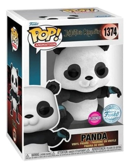 Figura Funko Pop! Animación Jujutsu Kaisen Panda Modelo 1374 | 73788 Edición Especial Flocked