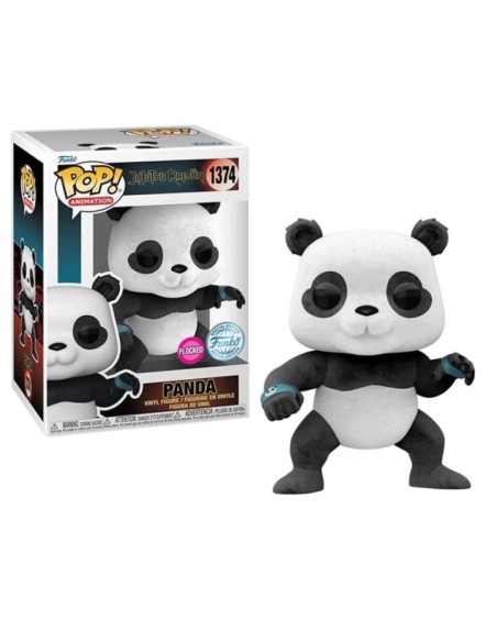 Figura Funko Pop! Animación Jujutsu Kaisen Panda Modelo 1374 | 73788 Edición Especial Flocked