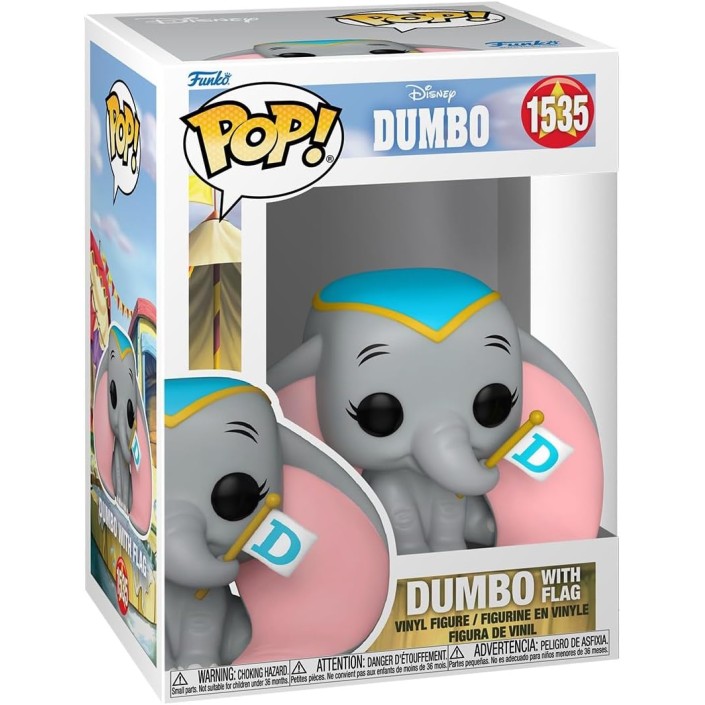 Figura Funko Pop! Disney Dumbo con Bandera...
