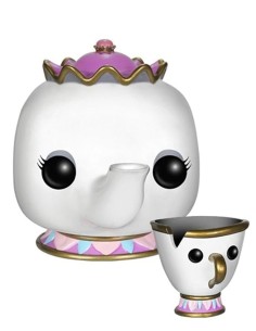 Figura Funko Pop! Disney Bella y Bestia Sra. Potts y Chip...