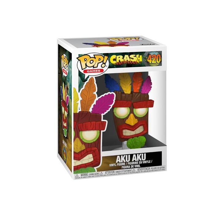 Figura Funko Pop! Juegos Crash Bandicoot Aku...