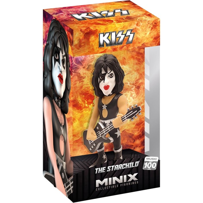 Figura Minix Música Kiss The Starchild Modelo 100