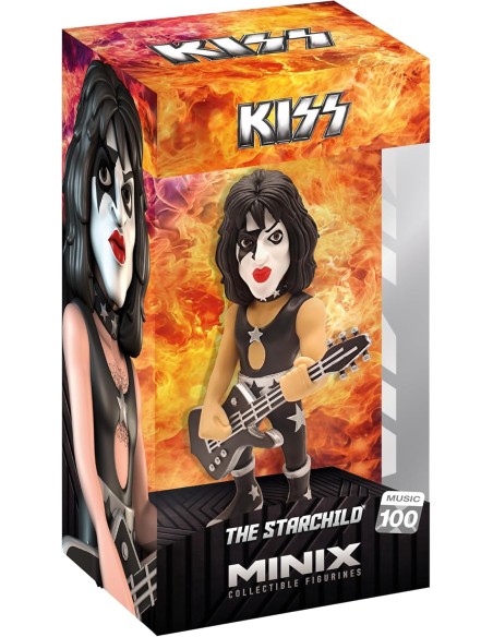 Figura Minix Música Kiss The Starchild Modelo 100