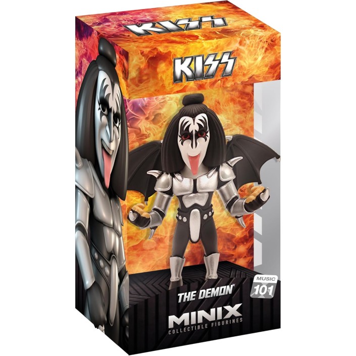 Figura Minix Música Kiss The Demon Modelo 101