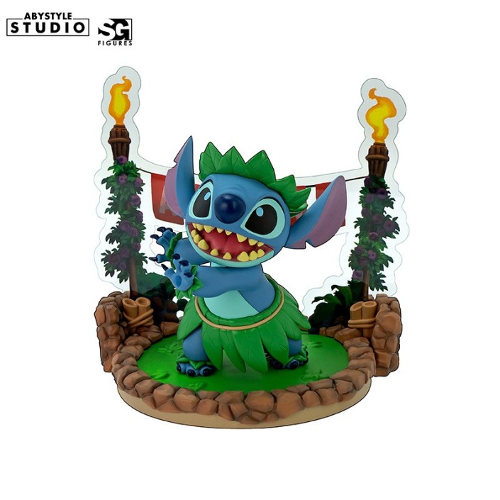 Figura Abystyle Disney Stitch Danza Hula Modelo 83