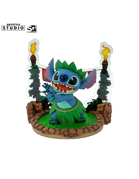 Figura Abystyle Disney Stitch Danza Hula Modelo 83
