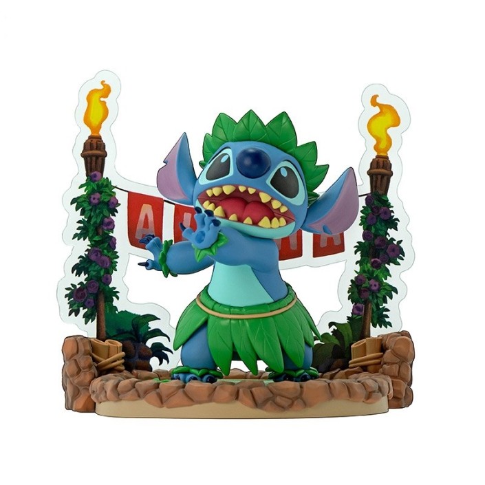 Figura Abystyle Disney Stitch Danza Hula Modelo 83