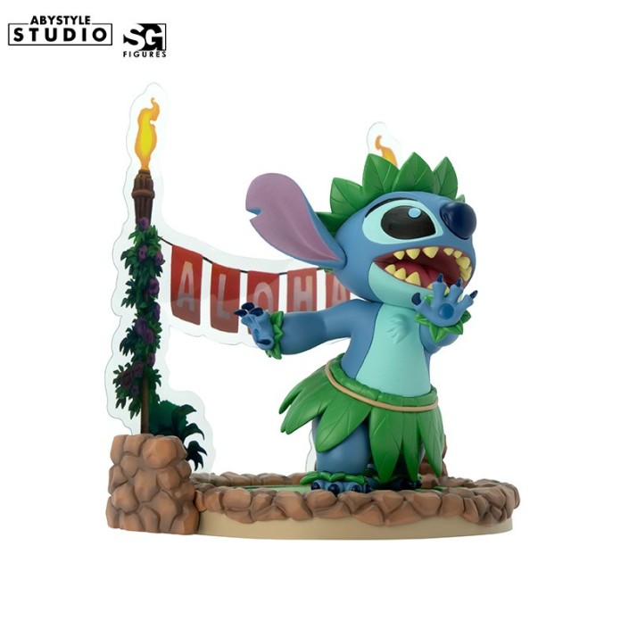 Figura Abystyle Disney Stitch Danza Hula Modelo 83