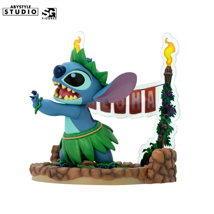 Figura Abystyle Disney Stitch Danza Hula Modelo 83