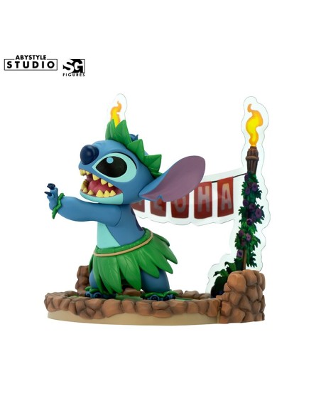 Figura Abystyle Disney Stitch Danza Hula Modelo 83