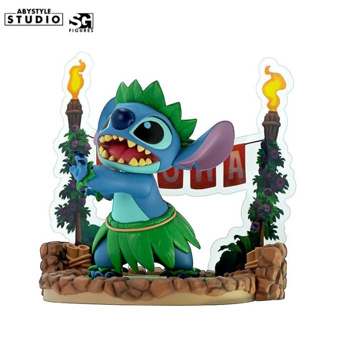 Figura Abystyle Disney Stitch Danza Hula Modelo 83