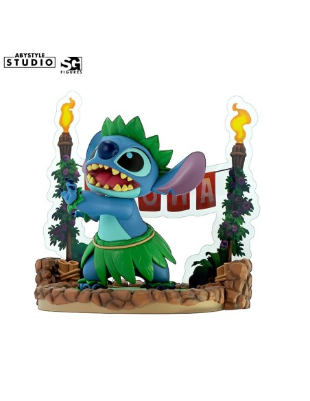 Figura Abystyle Disney Stitch Danza Hula Modelo 83
