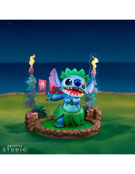 Figura Abystyle Disney Stitch Danza Hula Modelo 83
