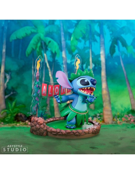 Figura Abystyle Disney Stitch Danza Hula Modelo 83