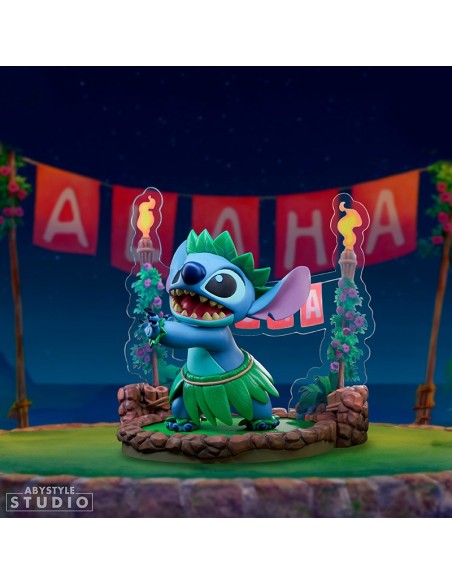 Figura Abystyle Disney Stitch Danza Hula Modelo 83