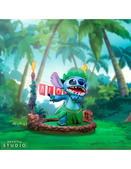 Figura Abystyle Disney Stitch Danza Hula Modelo 83