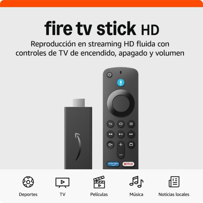 Amazon Fire TV Stick HD con Mando con Voz Alexa
