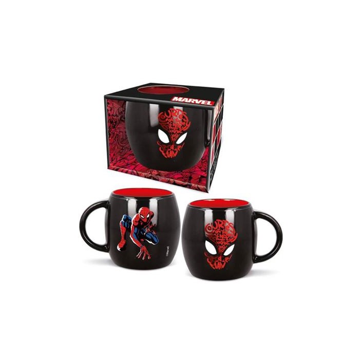 Taza de Cerámica de Spiderman y Máscara