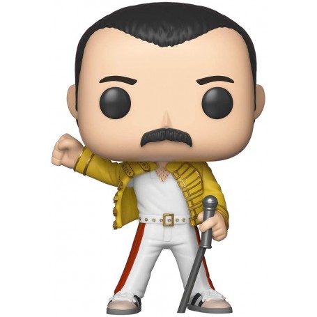 Figura Funko Pop! Rocks Queen Freddie Mercury Wembley 1986 Modelo 96 | 33732 | Outlet | Caja Dañada