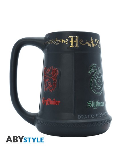 Taza de Cerámica 3D Abystyle Harry Potter Las Cuatro Casas