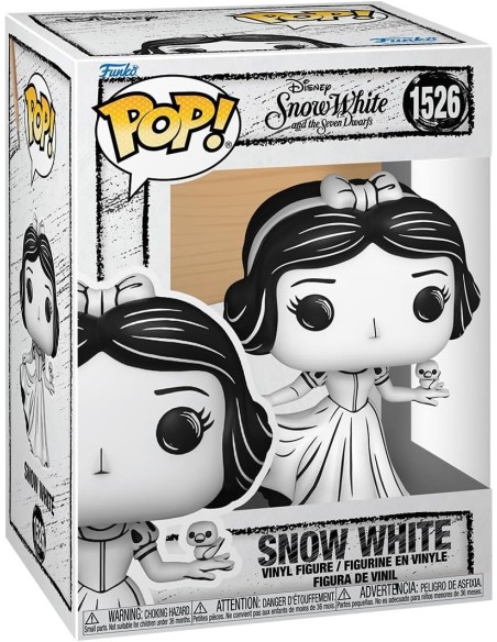 Figura Funko Pop! Disney Blancanieves Snow White Modelo 1526 | 80945 Edición en blanco y negro