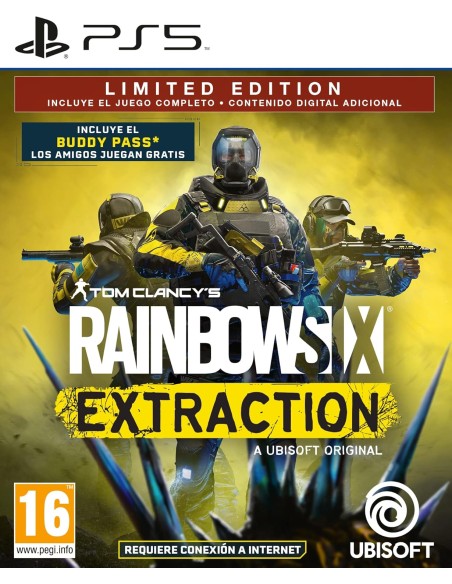 Juego Tom Clancy´s Rainbows X Extraction Limited Edition Para Playstation 5 | PS5 | Outlet | Caja Abierta o Dañada