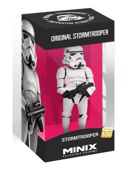 Figura Minix Películas Star Wars Stormtrooper Modelo 130