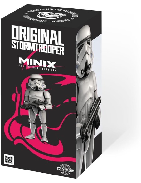 Figura Minix Películas Star Wars Stormtrooper Modelo 130