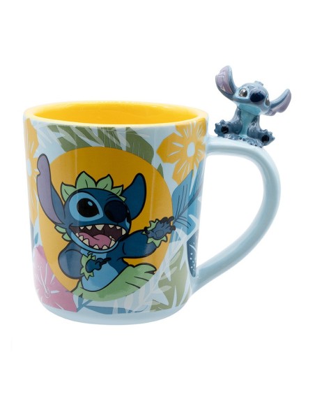 Taza de Cerámica Abystyle Disney Modelo Stitch Hawaiano