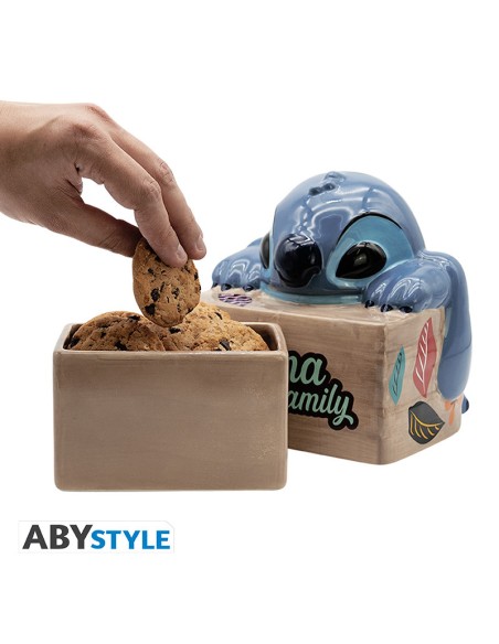 Tarro de Cerámica para Galletas Abystyle Disney Stitch Modelo Ohana
