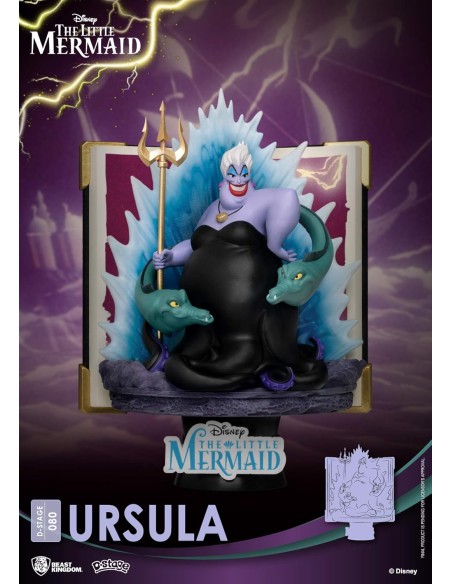 Figura Beast Kingdom Serie Story Book Diorama La Sirenita Modelo Úrsula DS-080