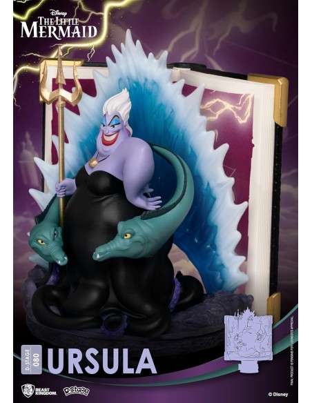 Figura Beast Kingdom Serie Story Book Diorama La Sirenita Modelo Úrsula DS-080