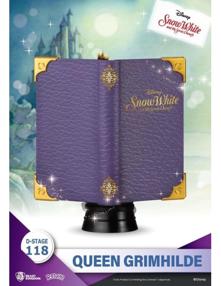 Figura Beast Kingdom Serie Story Book Diorama Blancanieves Modelo Reina Malvada DS-118