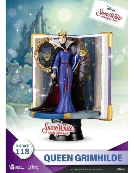 Figura Beast Kingdom Serie Story Book Diorama Blancanieves Modelo Reina Malvada DS-118