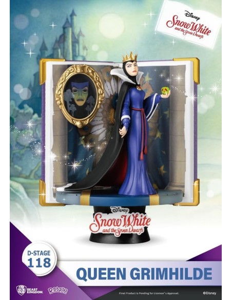 Figura Beast Kingdom Serie Story Book Diorama Blancanieves Modelo Reina Malvada DS-118