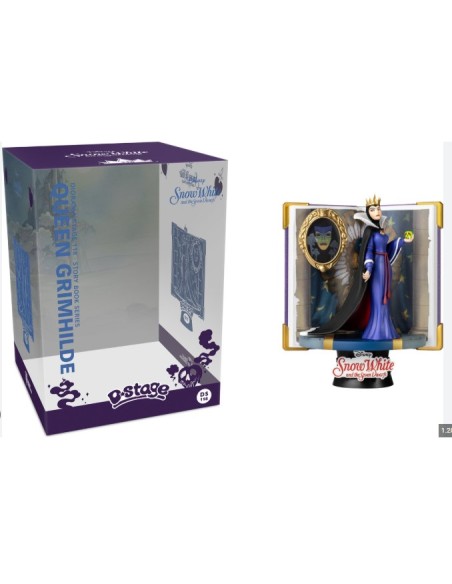 Figura Beast Kingdom Serie Story Book Diorama Blancanieves Modelo Reina Malvada DS-118